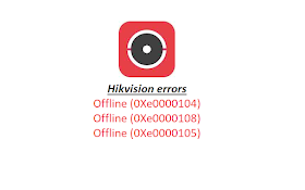 Xe0000105 Hikvision Error Code