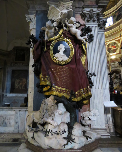 Monument of Maria Flaminia Odescalchi Chigi, Santa Maria del Popolo, Piazza del Popolo, Rome