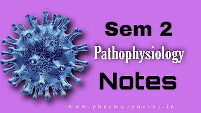 Pathophysiology | Download best B pharmacy Sem 2 free notes | download pharmacy notes pdf semester wise