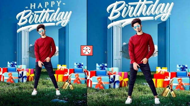 Happy Birthday Background Photo Editing Tutorial | Kinemaster Photo Editing | Kinemaster Editing