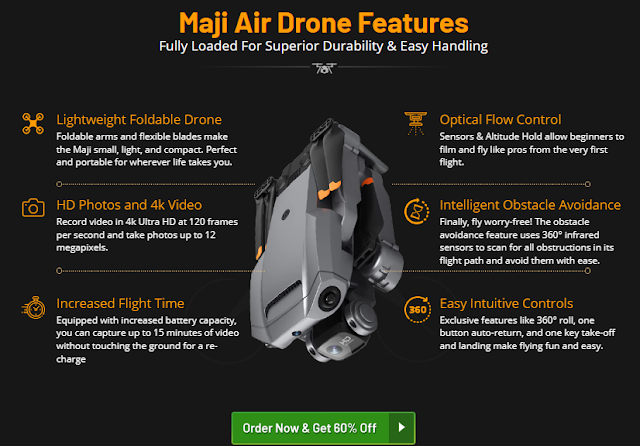 Maji Drone 4K Reviews [USA & Canada]: What Features Are Allure The People?