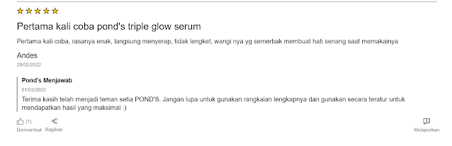 Triple Glow Serum dan Triple Glow Serum Mask