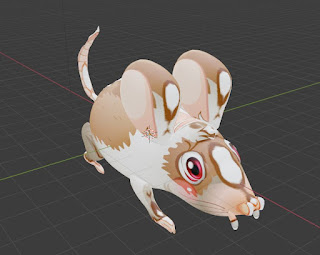 Mouse Rat free 3d models blender obj fbx low poly