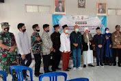 Tim Kemensos dan Anggota DPR RI, Dari Komisi VIII, Didampingi Kompol ipin Tasrifin Saat Berkunjung Ke Kecamatan Sindangkasih 