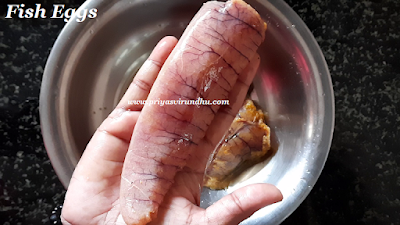 Priya's Virundhu: Fish Egg Fry Recipe/Meen Muttai Varuval/Benefits