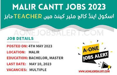 Jobs Advertisement In Cantt Public School & College