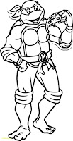 Ninja Turtles coloring sheet