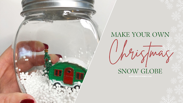 Learn how you can make your own snow globe using supplies for Dollar Tree