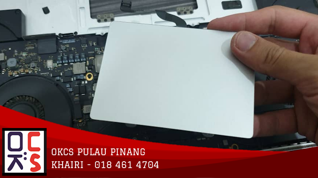 SOLVED: KEDAI MACBOOK BUTTERWORTH | MACBOOK PRO 15 A1398 TOUCHPAD CRACK, NEW TOUCHPAD REPLACEMENT