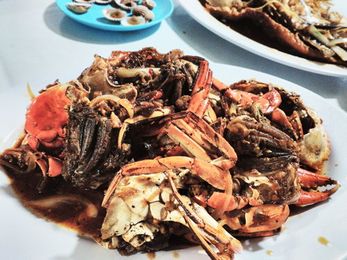 kepiting lada hitam jogja sae seafood
