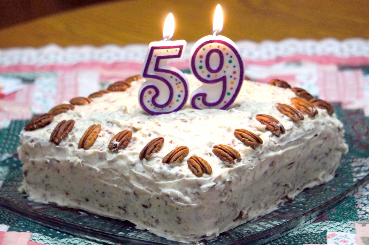 Birthday Cakes for 59 Year Olds