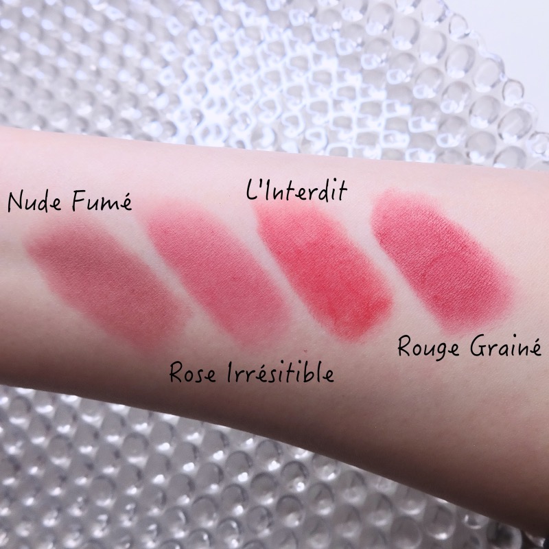 Givenchy Le Rouge Sheer Velvet Lipstick review swatches