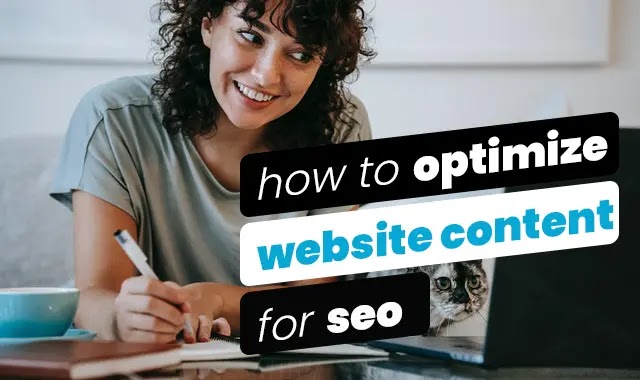 how to optimize website content for seo