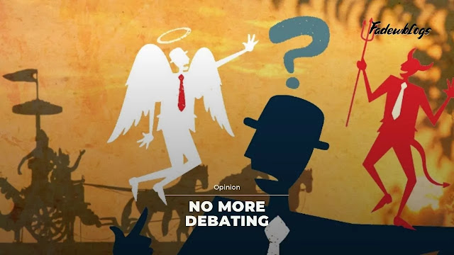 No More Debating With Religious Citizens