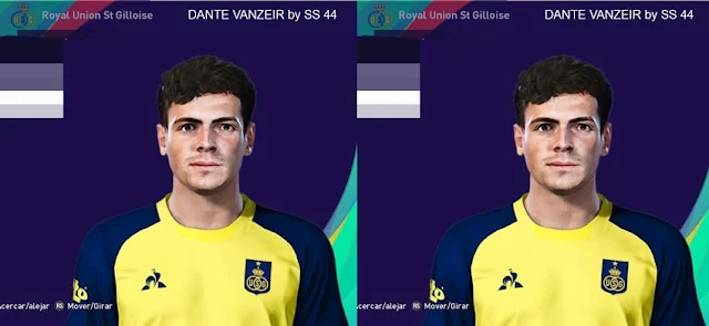 Dante Vanzeir Face For eFootball PES 2021