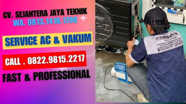 Service AC Daikin, Panasonic Balekambang