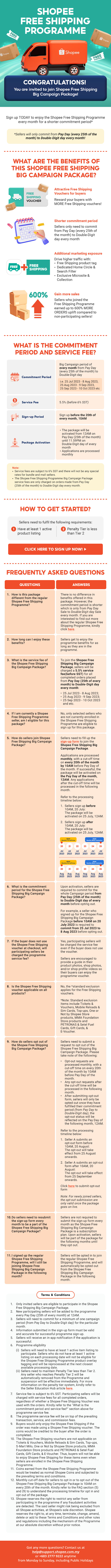 SHOPEE FREE SHIPPING BIG CAMPAIGN PACKAGE