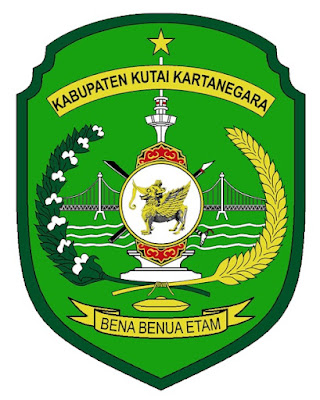 Logo / Lambang Kabupaten Kutai Kertanegara - Latar (Background) Putih & Transparent (PNG)