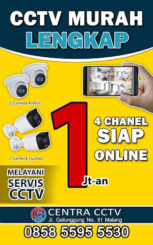 Paket CCTV 4 Chanel (Siap Online) Kota Malang