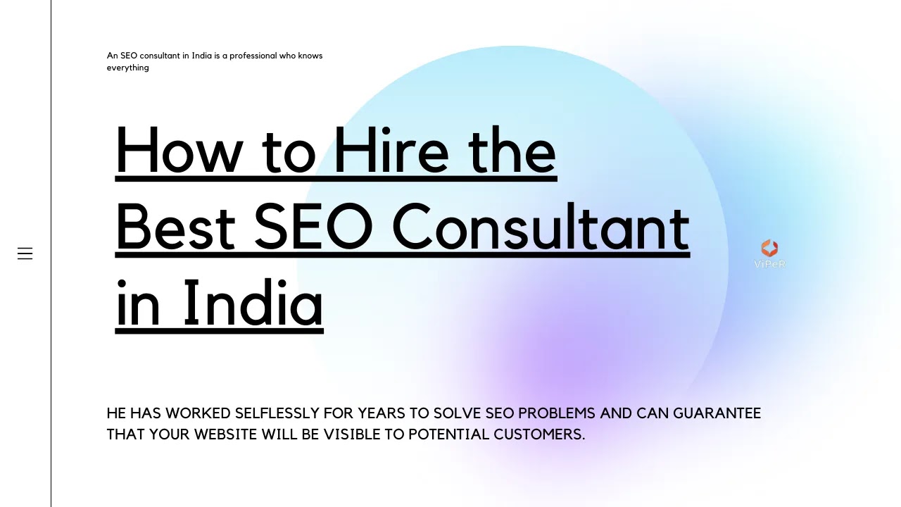 How to Hire the Best SEO Consultant in India