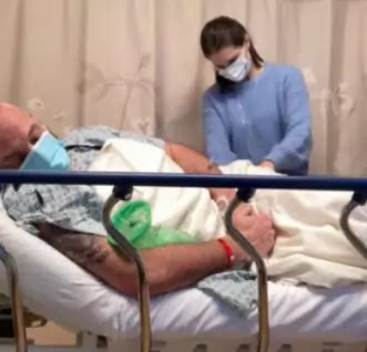 British woman jokes with her ailing husband that even doctors in the operating theater lost their laughter