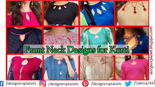 Designer Planet: Stylish Front Neck Designs for Suits