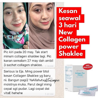 Kebaikan, Harga, Review Testimoni Collagen Powder Shaklee