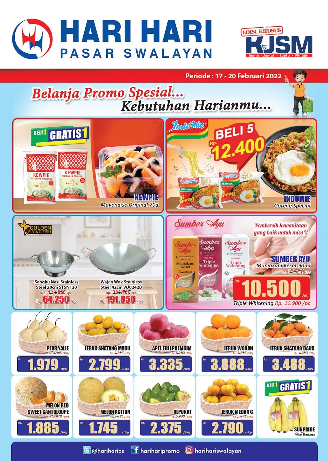 Promo HARI HARI Akhir Pekan Weekend Promo KJSM 17 - 20 Februari 2022