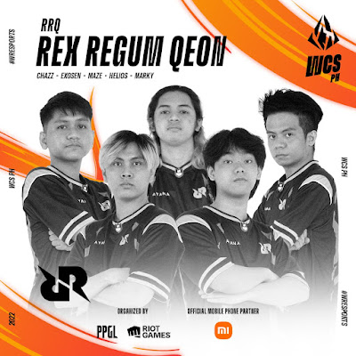 Team RRQ - 2022 Wild Rift Champions SEA Philippines Roster