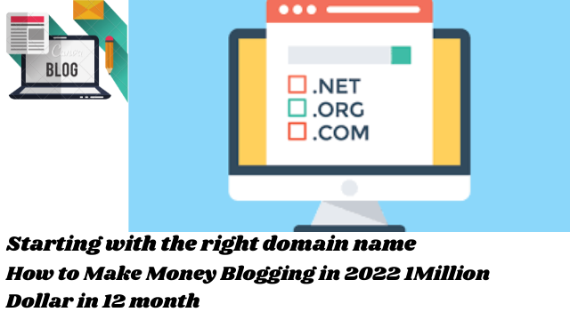 Starting with the right domain name