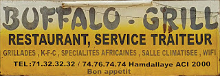 28mm Modern African Terrain. Grand Marché (Big Market) Shop Signs in French