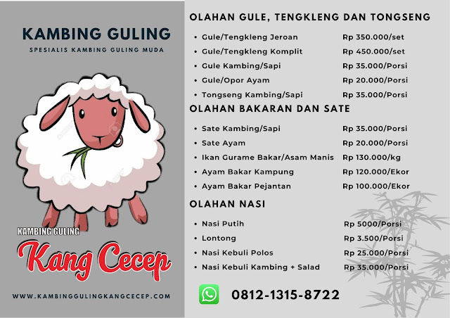 Harga Kambing Guling Garut Bulan Desember