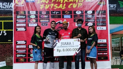 ketua AFK Pinrang Tutup Resmi Turnamen Futsal LAJ Pinrang Cup U-20, "Siap Jadi Agenda Tahunan"