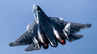 Russia's SU 57 fighter jet