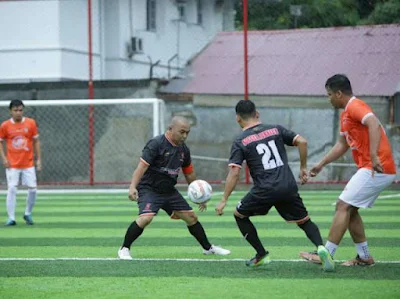 Uji Waoo Lapangan Mini Soccer Standar Dunia, 3 Tim Wartawan Friendly Match