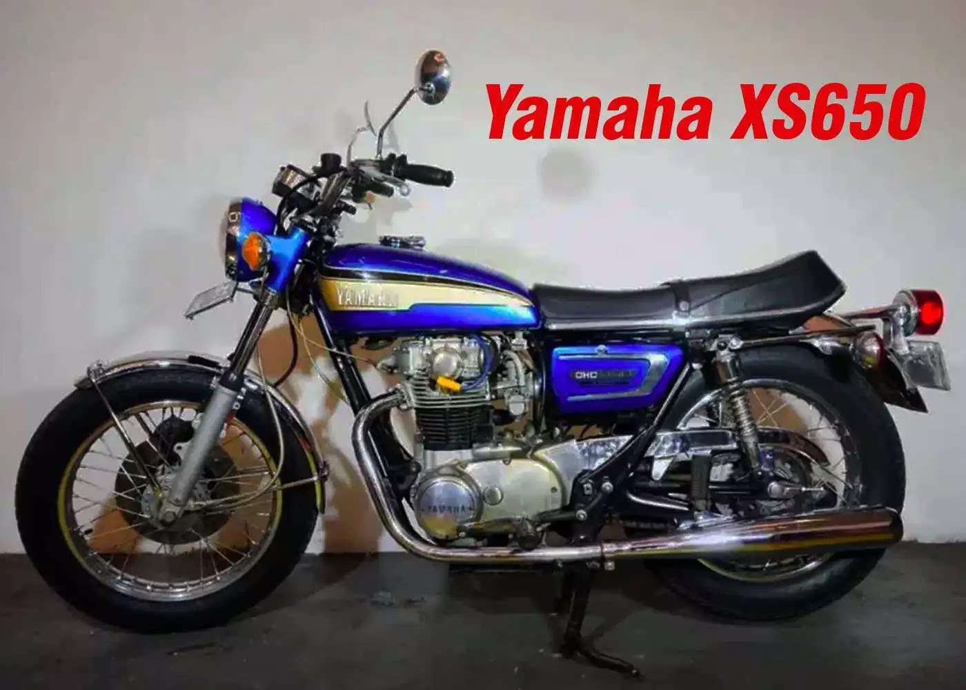 Yamaha XS 650 Specification Blue