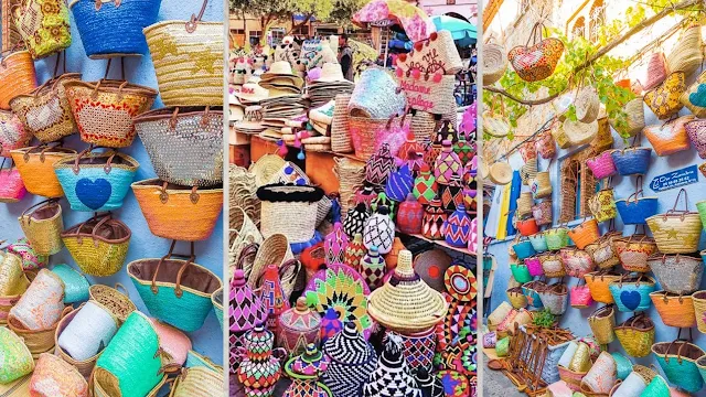 Authentic Handmade Moroccan Basket