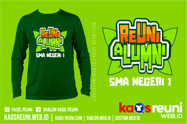 12+ Desain Kaos Reuni Terbaru Alumni Angkatan SD SMp SMA