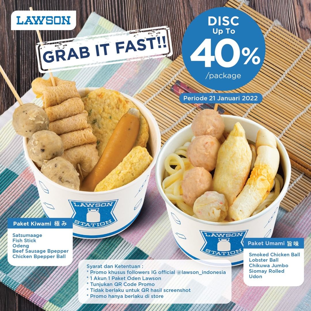 Paket Kiwami Diskon Upto 40% / pack di Lawson (HARI INI)