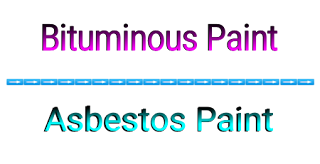Bituminous Paint & Asbestos Paint किसे कहते हैं?