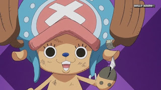 ワンピースアニメ WCI編 826話 チョッパー かわいい Chopper | ONE PIECE ホールケーキアイランド編