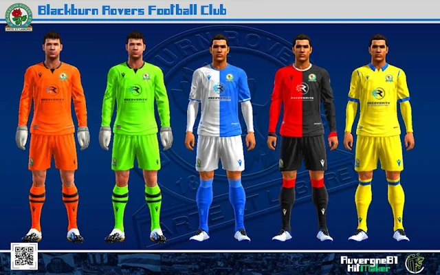 Blackburn Rovers 2021-2022 Kits For PES 2013