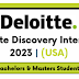 Deloitte Discovery Internship 2023 | (US Careers)