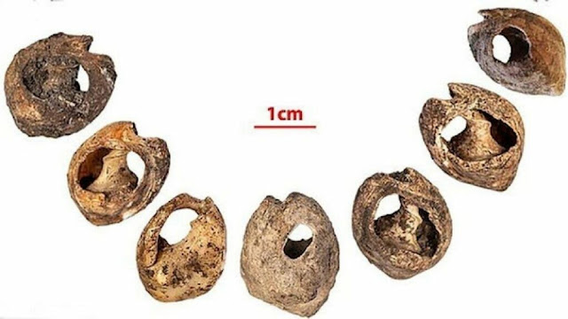 Ανακαλύφθηκε το παλιότερο κολιέ του κόσμου, ένα κόσμημα 150.000 ετών