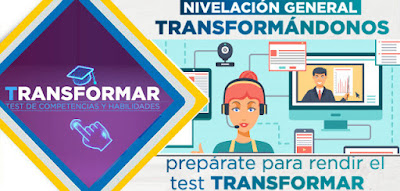 Nivelación General Test Prueba Examen Transformar 2022 Senescyt Programa Transformándonos