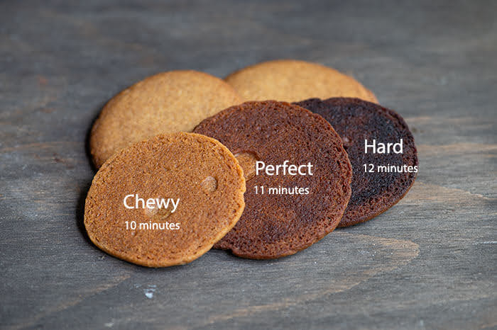 Ginger nut cookies texture