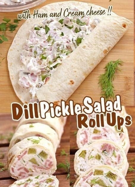 Dill Pickle Tortilla Roll Ups