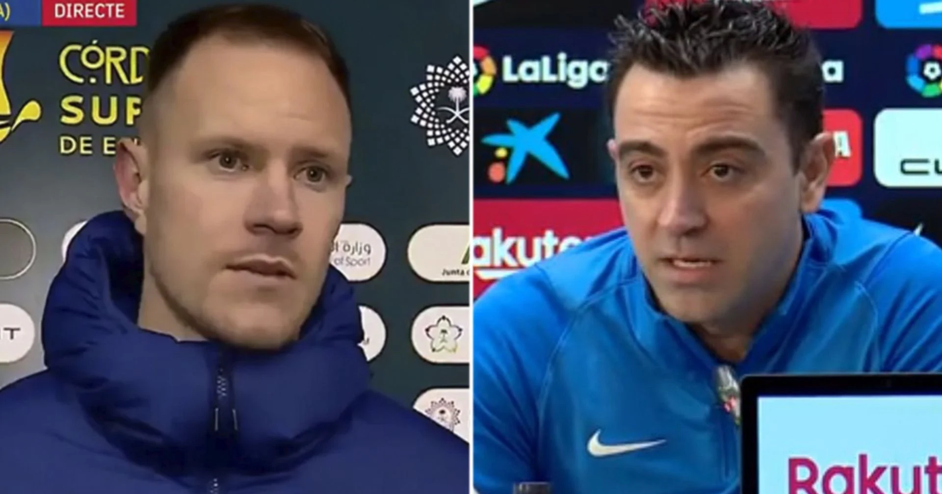 Xavi admits Ter Stegen's poor form, reveals if he will replace him