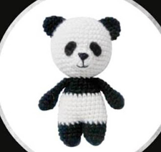 PATRON GRATIS OSO PANDA AMIGURUMI 49612 🐼