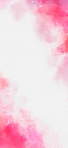 Vertical 4K wallpaper featuring a vibrant watercolor effect in cherry blossom pink, perfect for a fresh and lively mobile or desktop background.